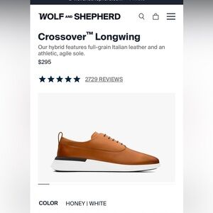 Men’s Wolf and Shepherd dress shoes